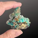 Rosasite from Mexico, Durango, Mapimí, Ojuela Mine - image 2