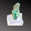 Rosasite from Mexico, Durango, Mapimí, Ojuela Mine - image 6