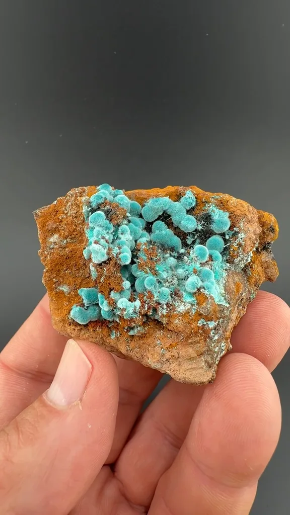 Rosasite from Ojuela Mine, Mapimí, Durango, Mexico - image 2