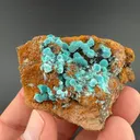 Rosasite from Ojuela Mine, Mapimí, Durango, Mexico - image 2