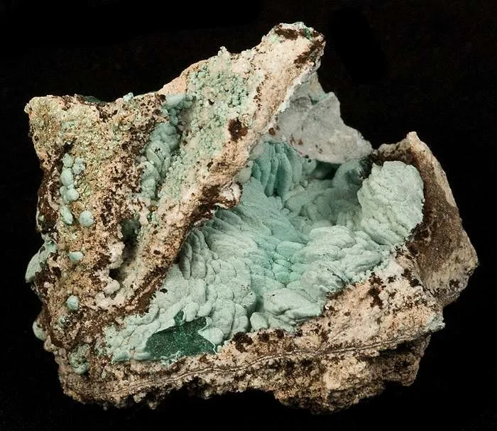 Rosasite, Malachite, Azurite image