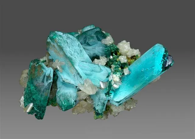 Rosasite, Malachite, Azurite image