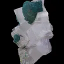 Rosasite on Calcite - image 6