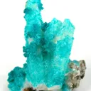 Rosasite on Calcite - image 2
