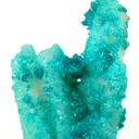 Rosasite on Calcite - image 3