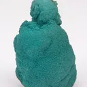 Rosasite on Malachite - image 1