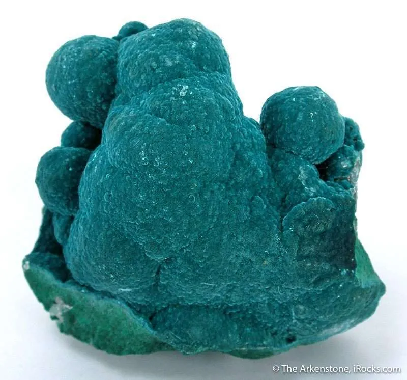 Rosasite on Malachite image