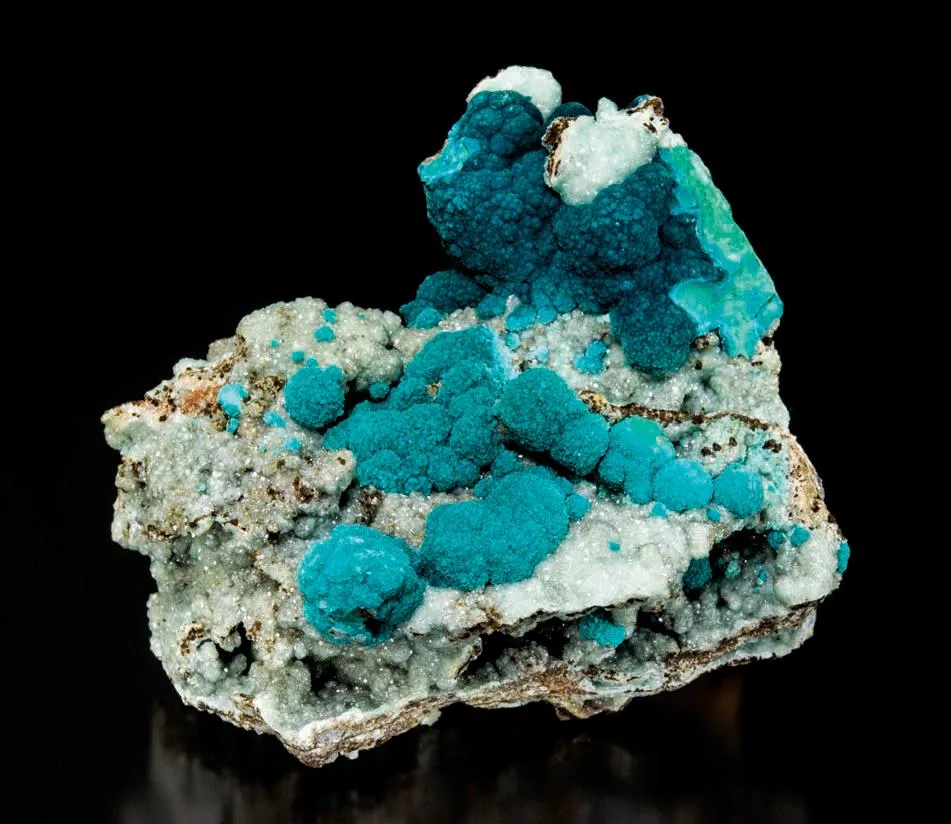 Rosasite on Smithsonite image