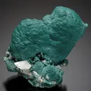 Rosasite ps. after Cerussite with Cerussite - image 1