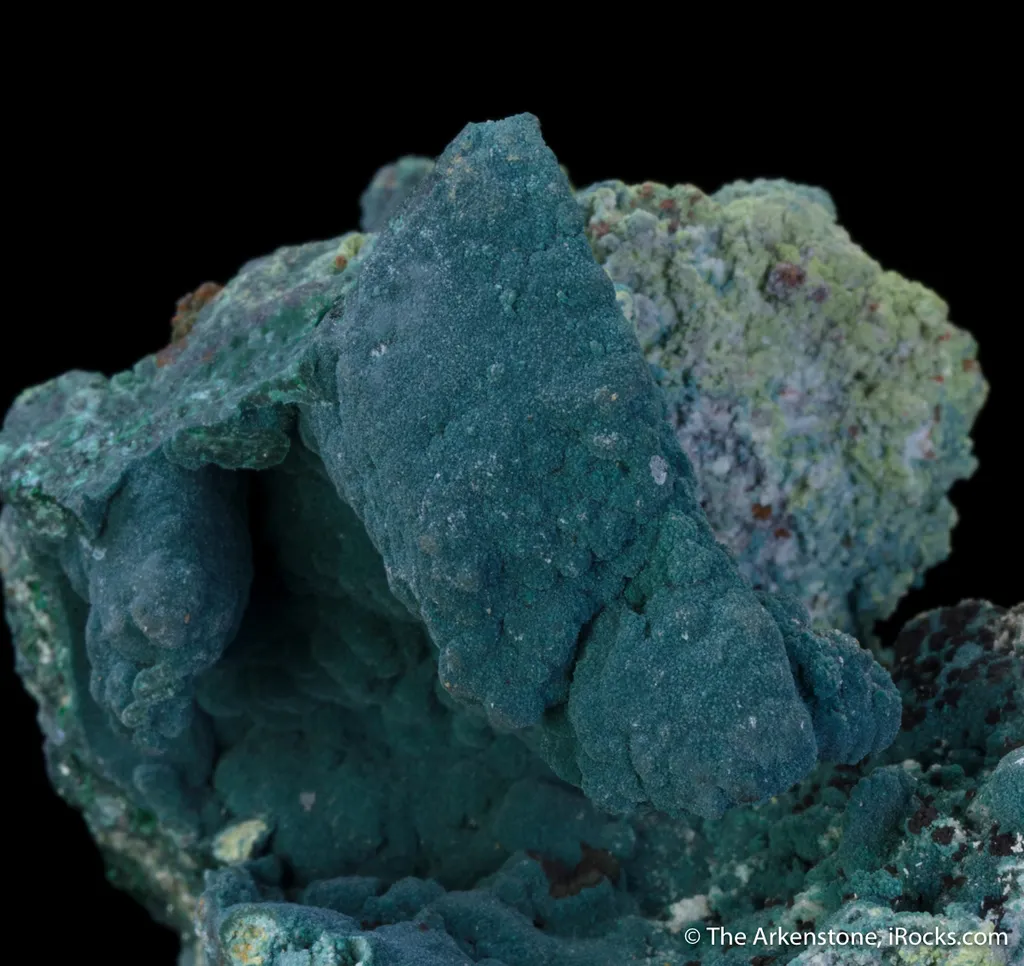 Rosasite pseudo. after Azurite - image 2
