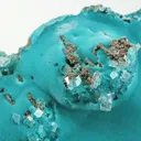 Rosasite With Calcite - image 3