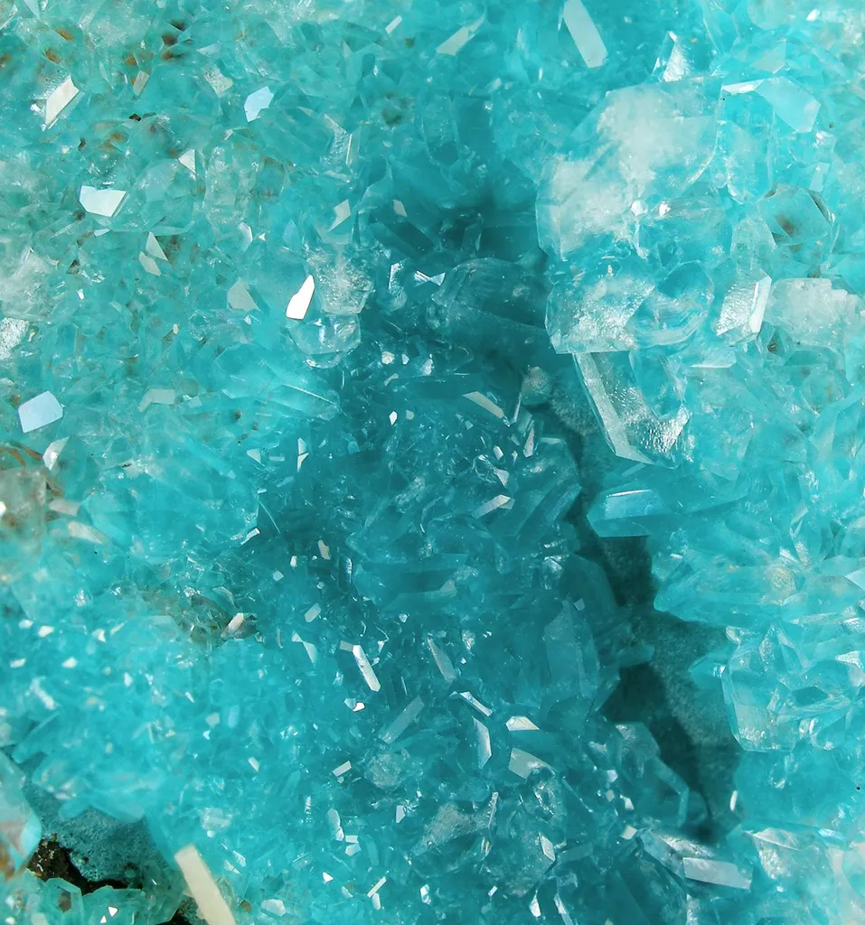 Rosasite With Calcite - image 3