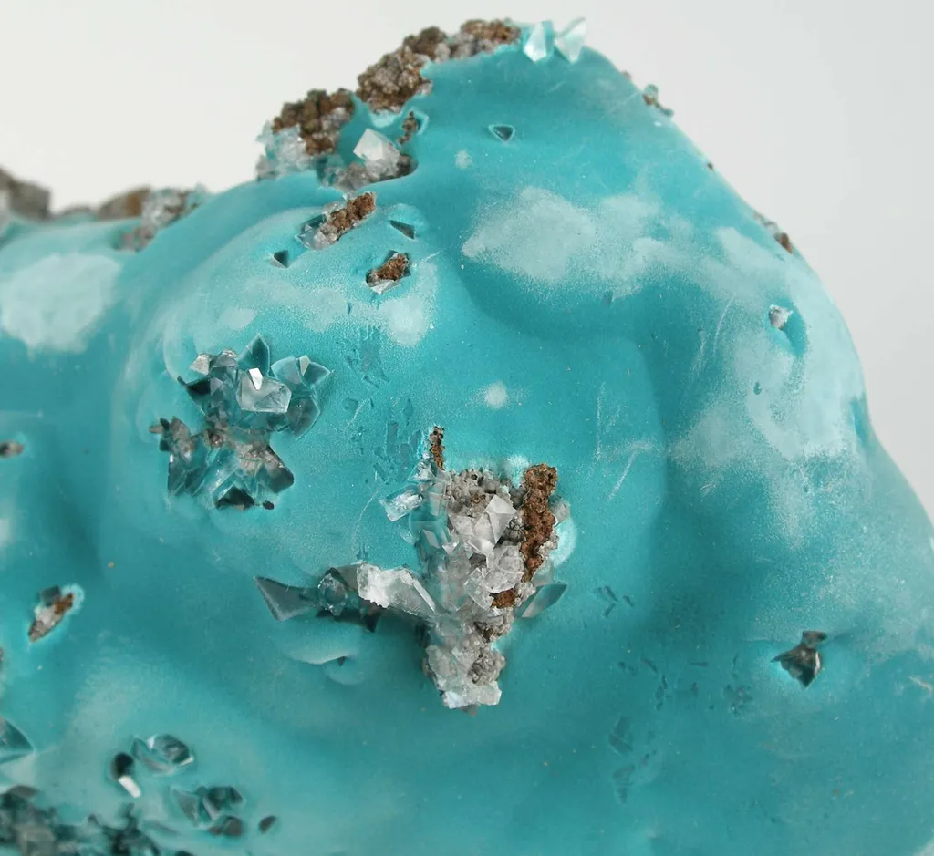 Rosasite With Calcite - image 3