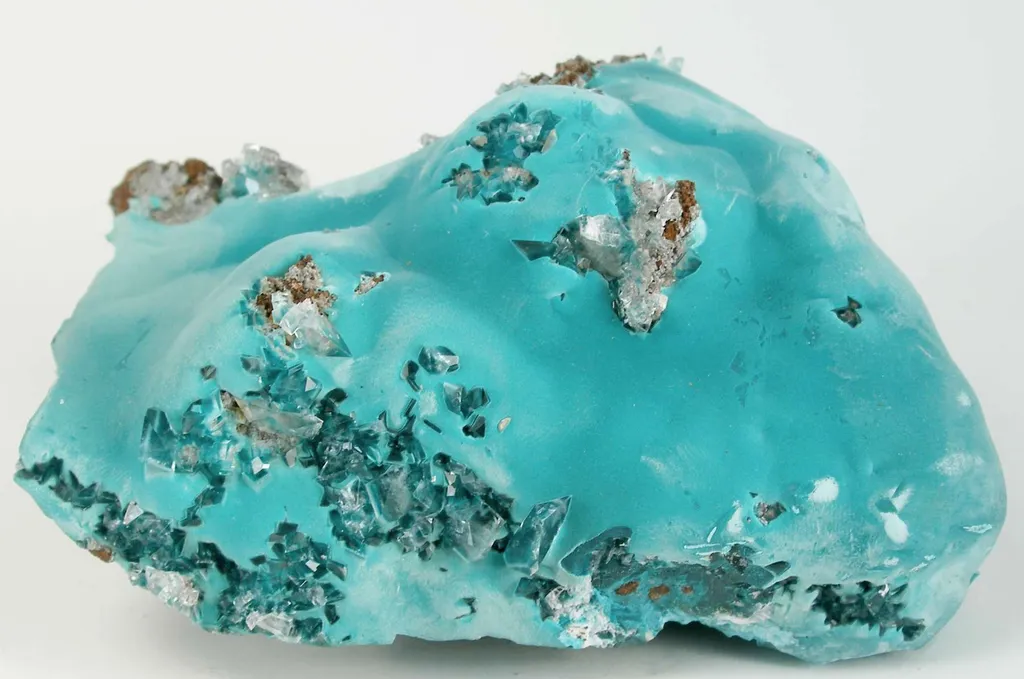 Rosasite With Calcite - image 4