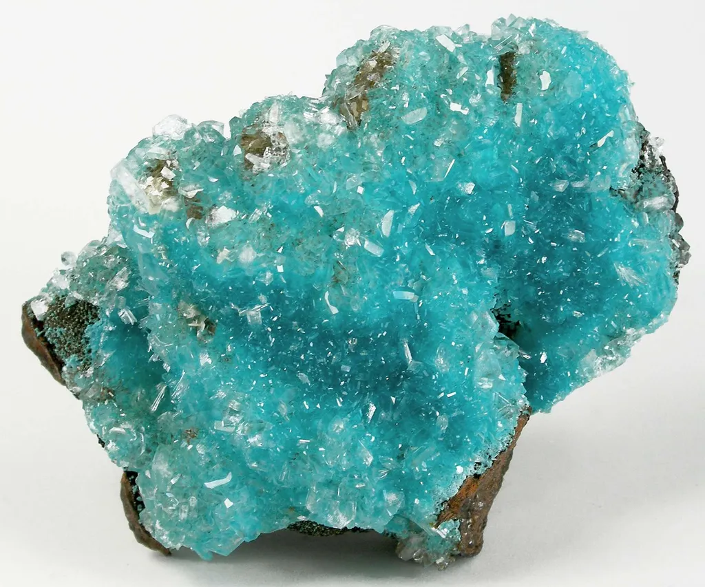 Rosasite With Calcite image