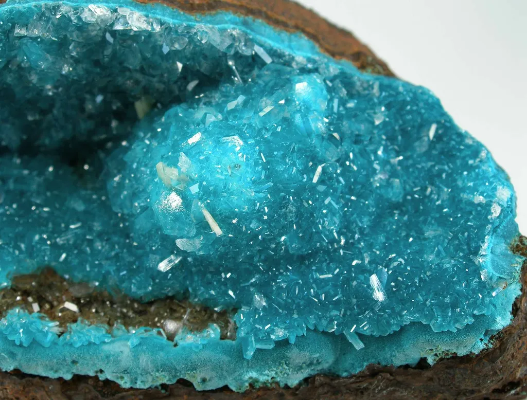 Rosasite With Calcite - image 2