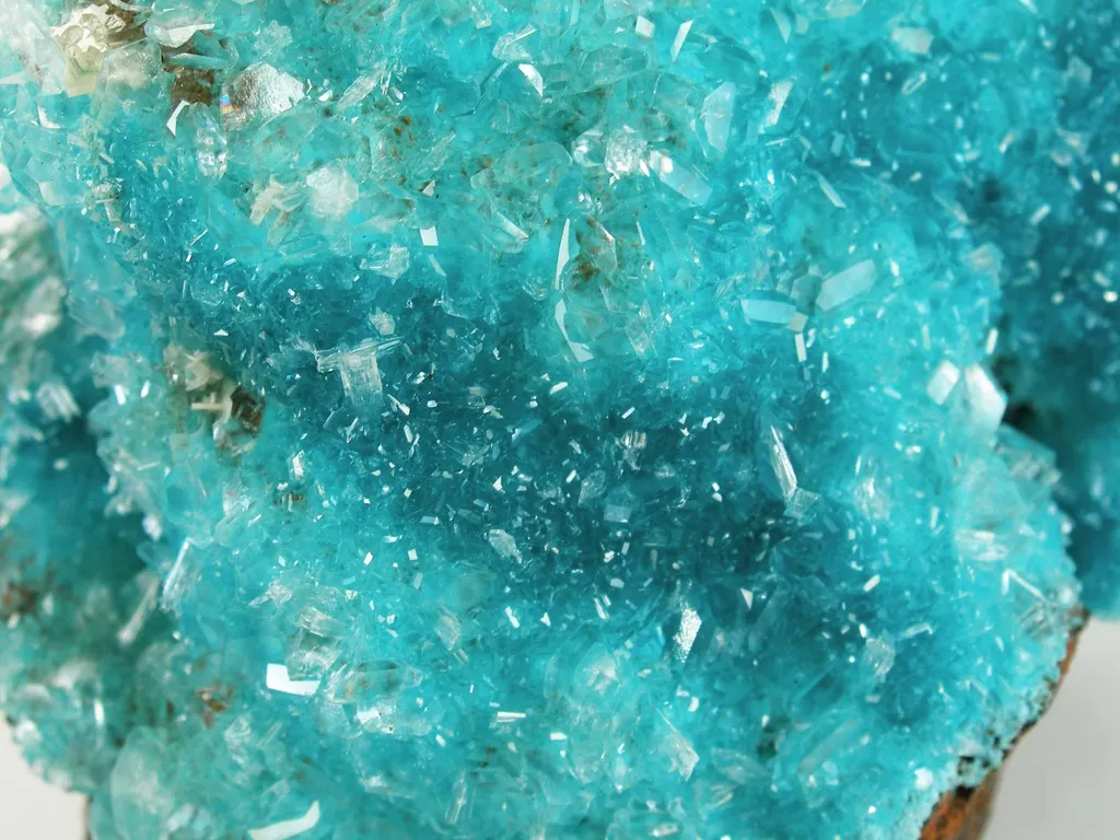 Rosasite With Calcite - image 4