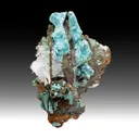 Rosasite with Calcite - image 1