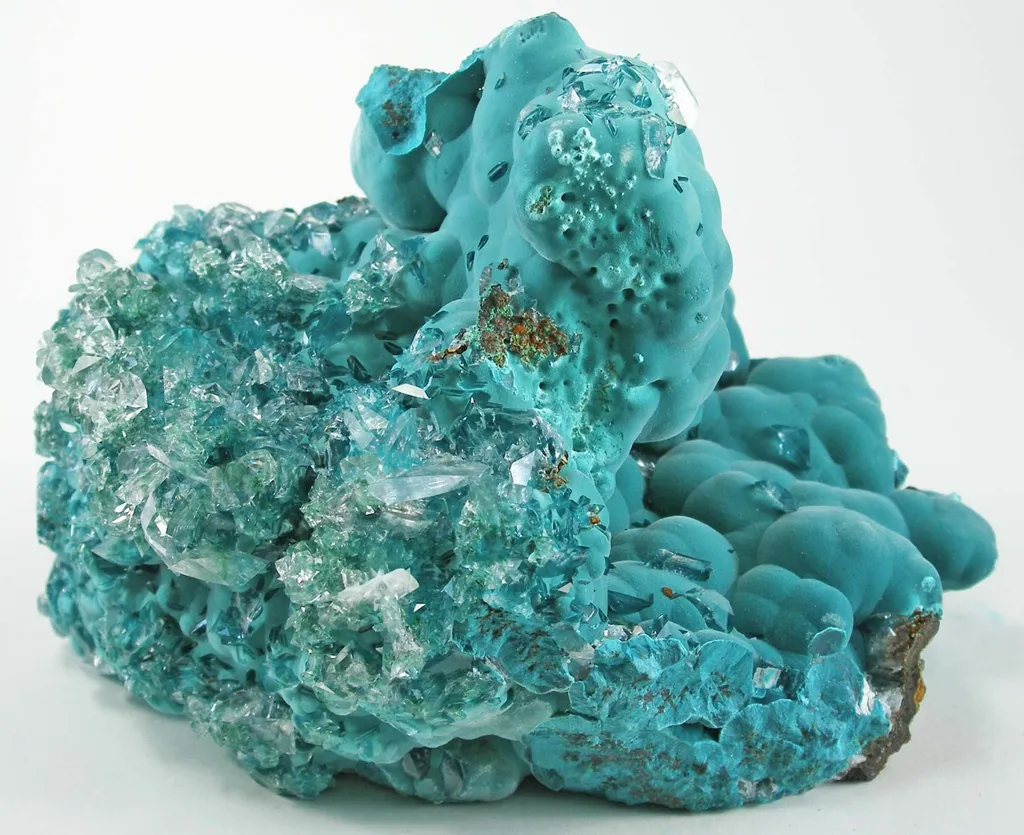 Rosasite With Calcite - image 5
