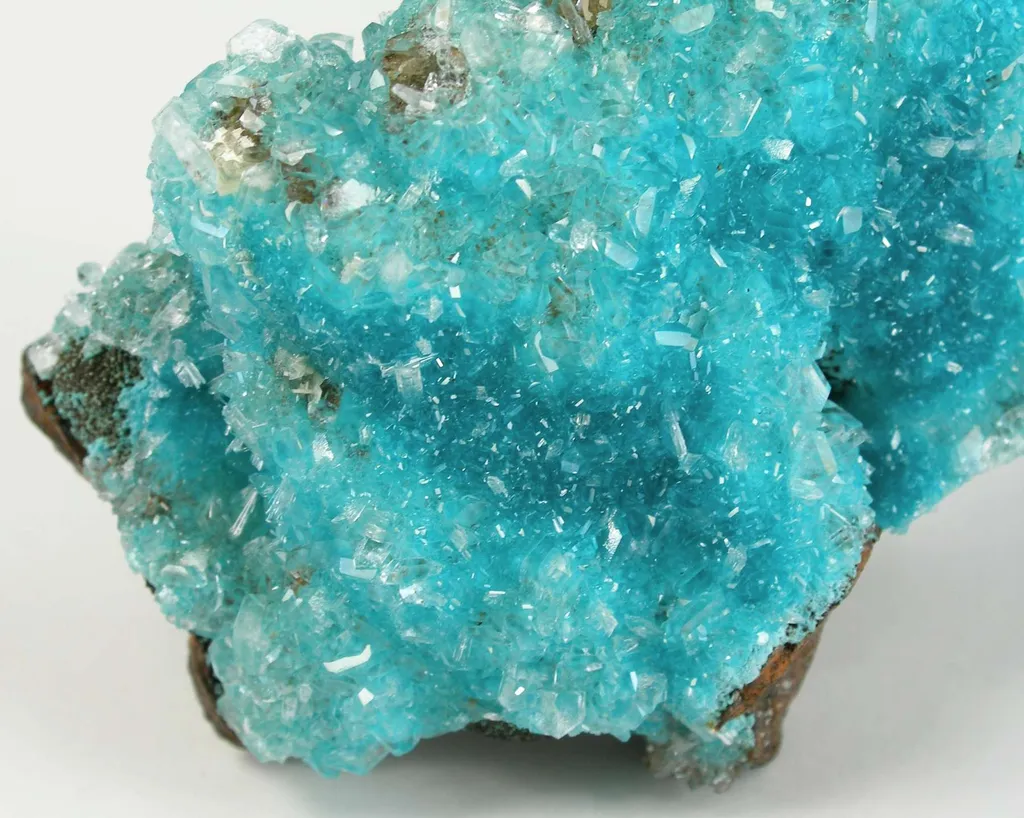 Rosasite With Calcite - image 3
