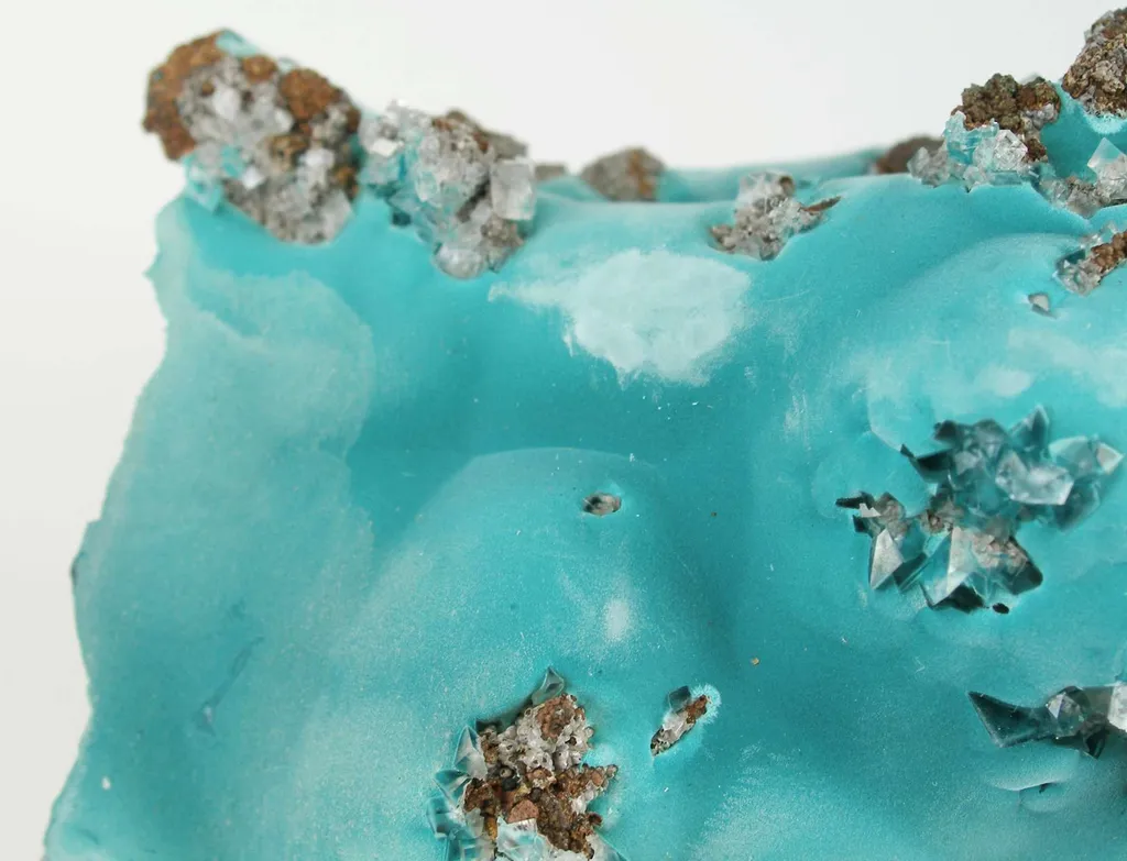 Rosasite With Calcite - image 2