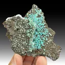 Rosasite with Calcite - image 1