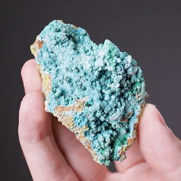 Rosasite with Cerussite and Malachite