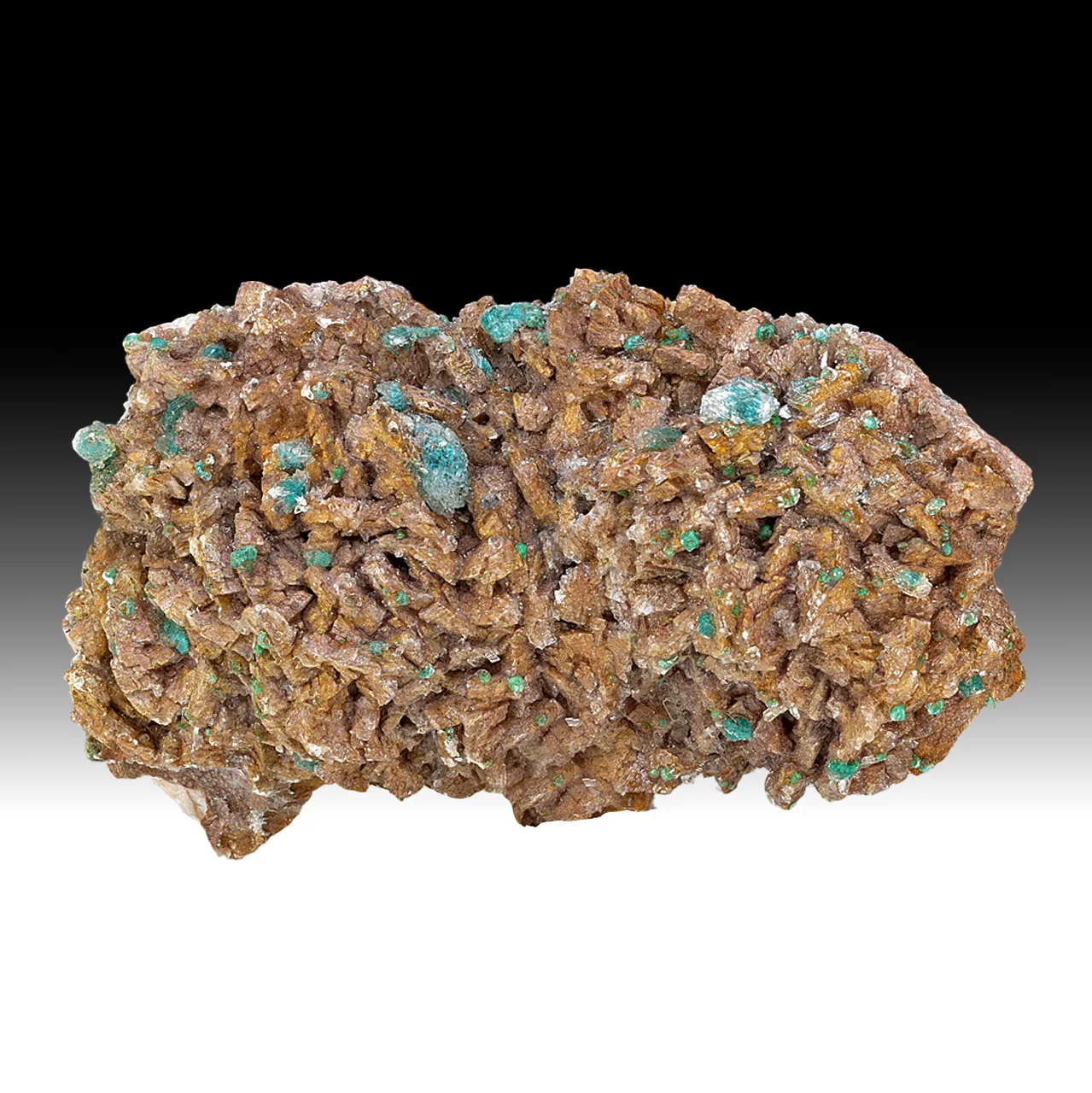 Rosasite with Gypsum, Dolomite - image 1