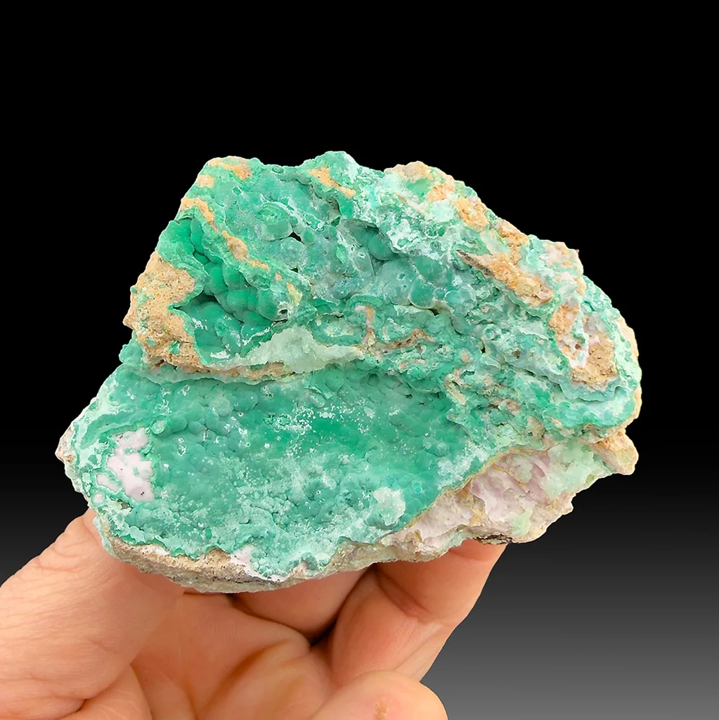 Rosasite with Smithsonite image