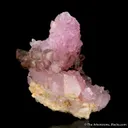 Rose Quartz and Smoky Quartz on Quartz - image 2