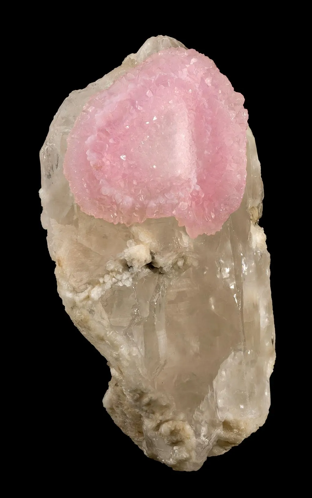 Rose Quartz, colorless Quartz - image 1
