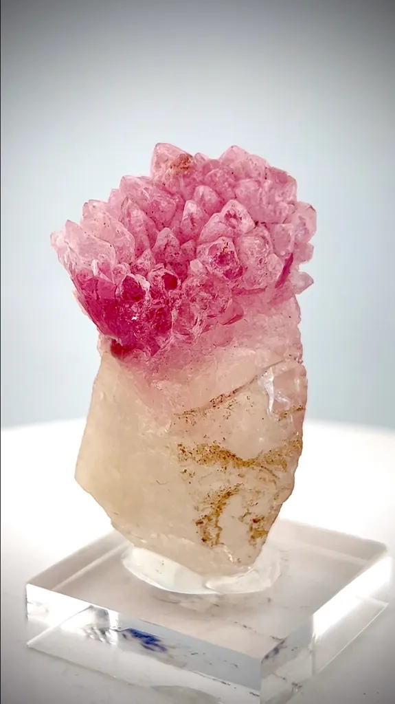 Rose quartz from Afghanistan image
