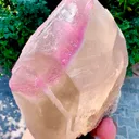Rose quartz from Afghanistan, Nuristan, Paprok - image 6