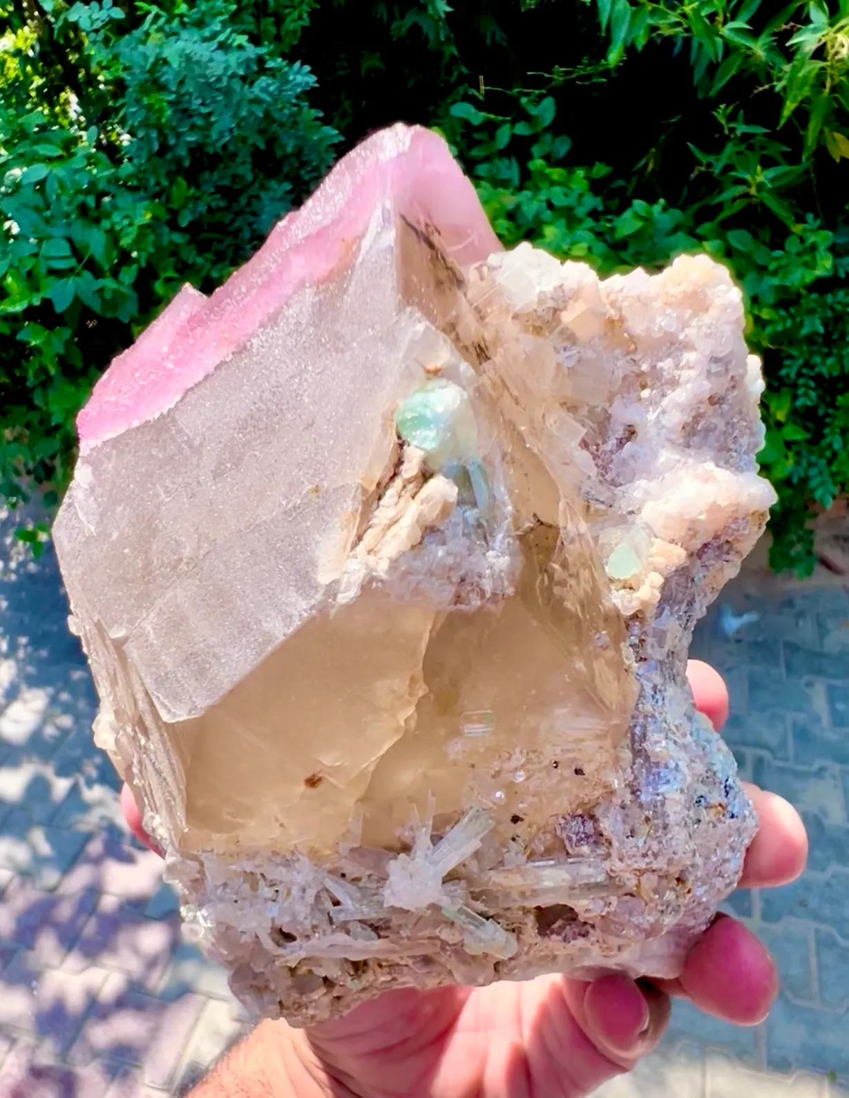 Rose quartz from Afghanistan, Nuristan, Paprok - image 5