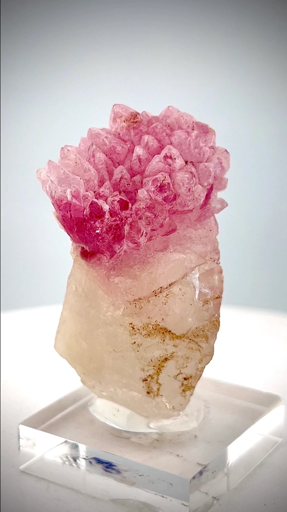 Rose quartz from Dewa Mine, Parun pegmatite field, Nuristan, Afghanistan image