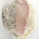 Rose Quartz on Albite - image 1