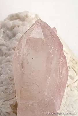 Rose Quartz on Albite - image 2