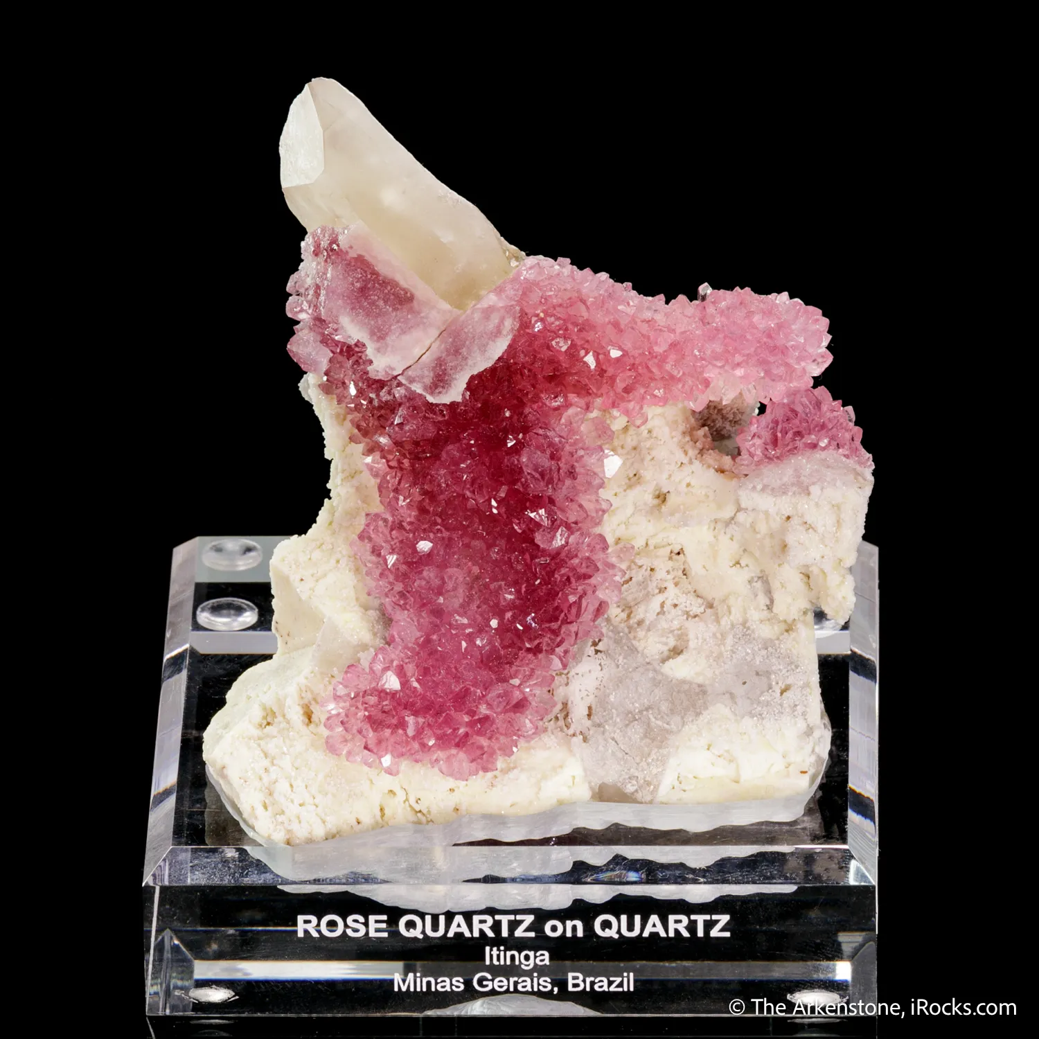 Rose Quartz on Quartz - image 3