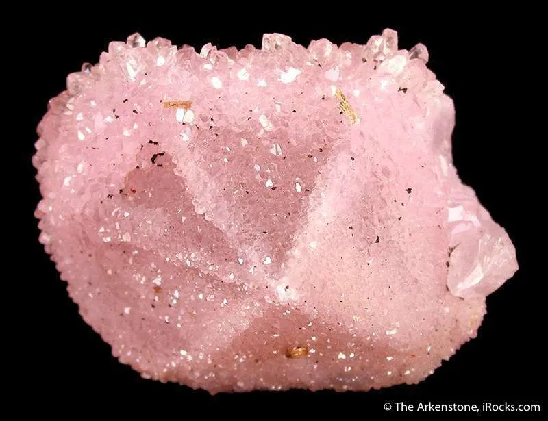 Rose Quartz on Quartz (Skeletal Crystal) - image 2