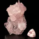 Rose Quartz (rough and cut set) - image 1