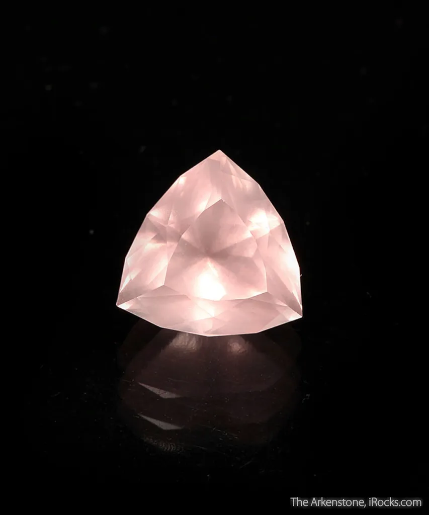 Rose Quartz (rough and cut set) - image 2