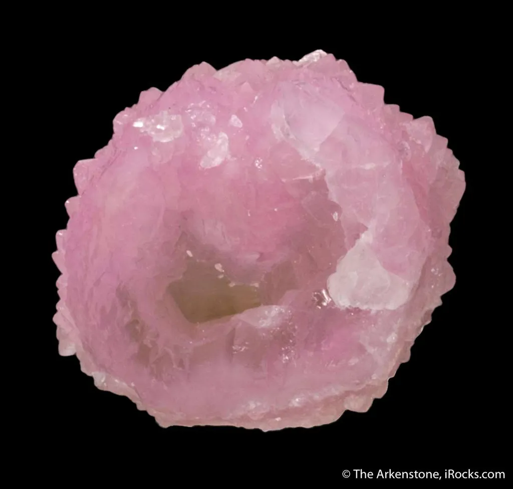 Rose Quartz scepter on Quartz - image 2