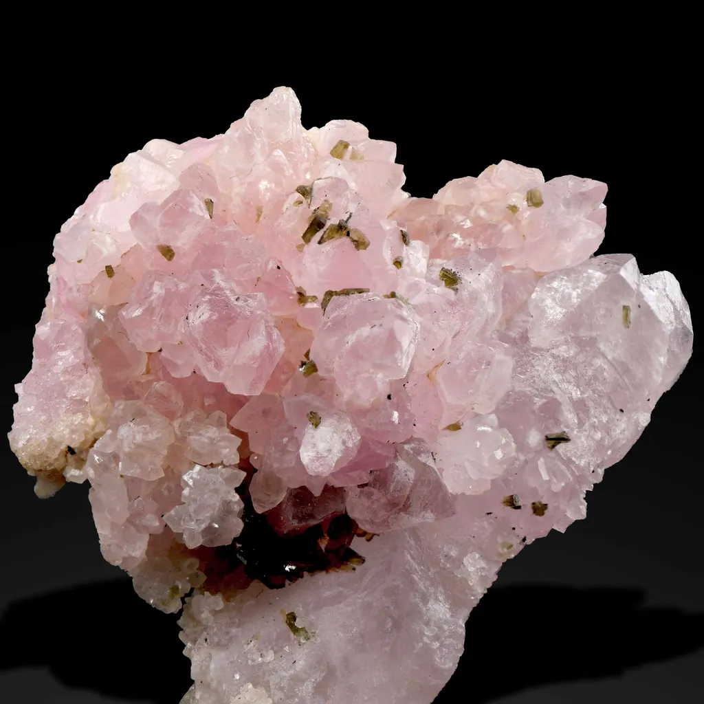 Rose quartz with Eosphorite from Brasil - image 10
