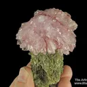 Rose Quartz with Muscovite ps. Tourmaline - image 4