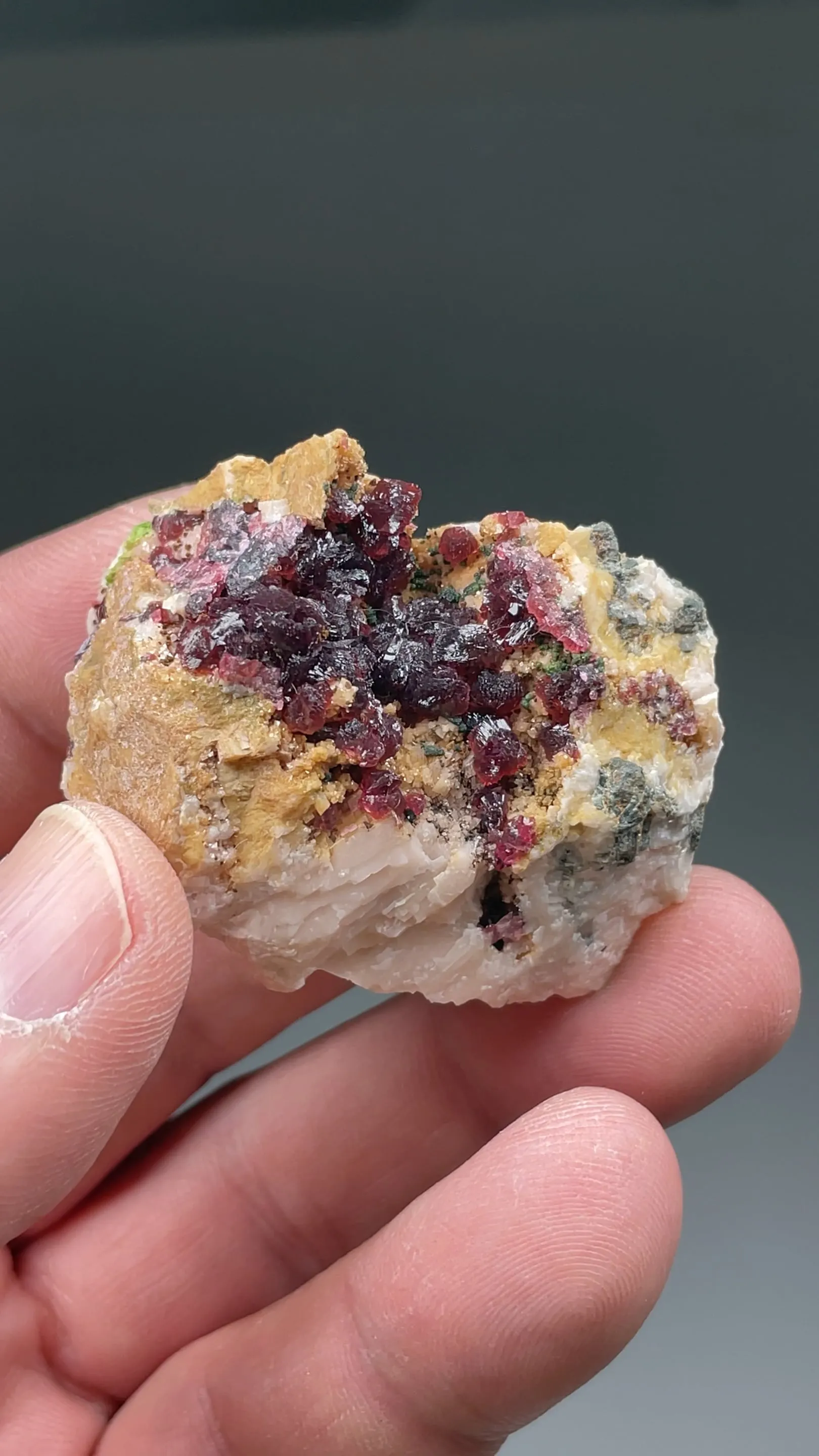 Roselite with Calcite - image 2