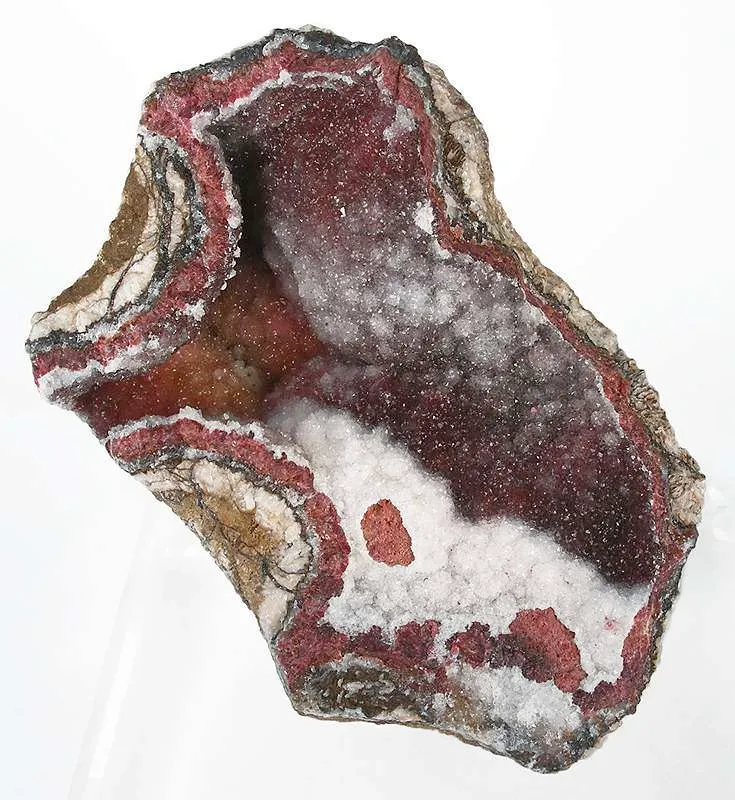 Roselite With Quartz image