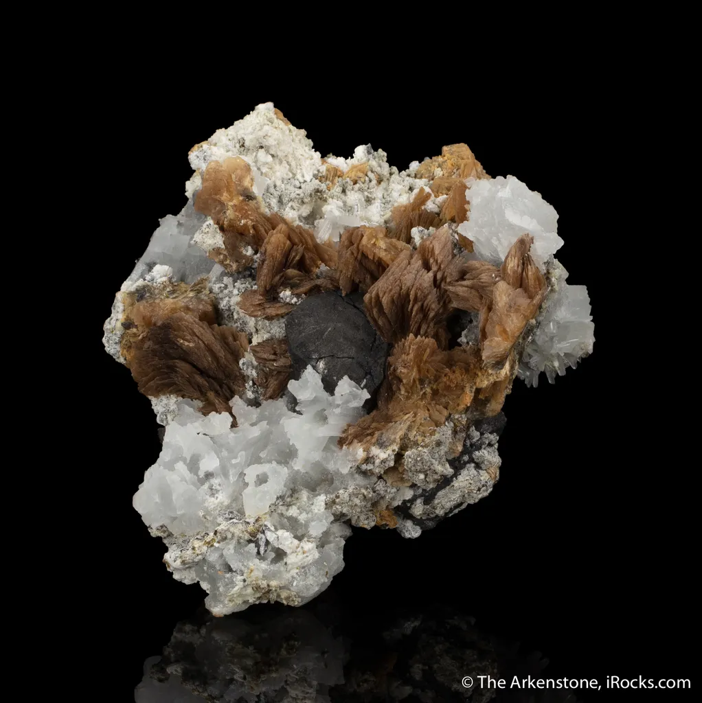 Roweite with Magnetite and Olshanskyite - image 5