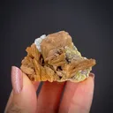 Roweite with Olshanskyite on Calcite - image 2