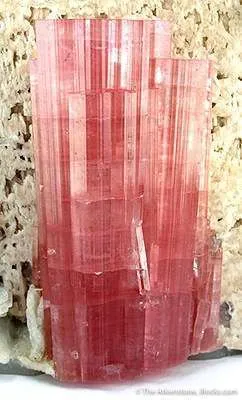 Rubellite on Feldspar - image 4