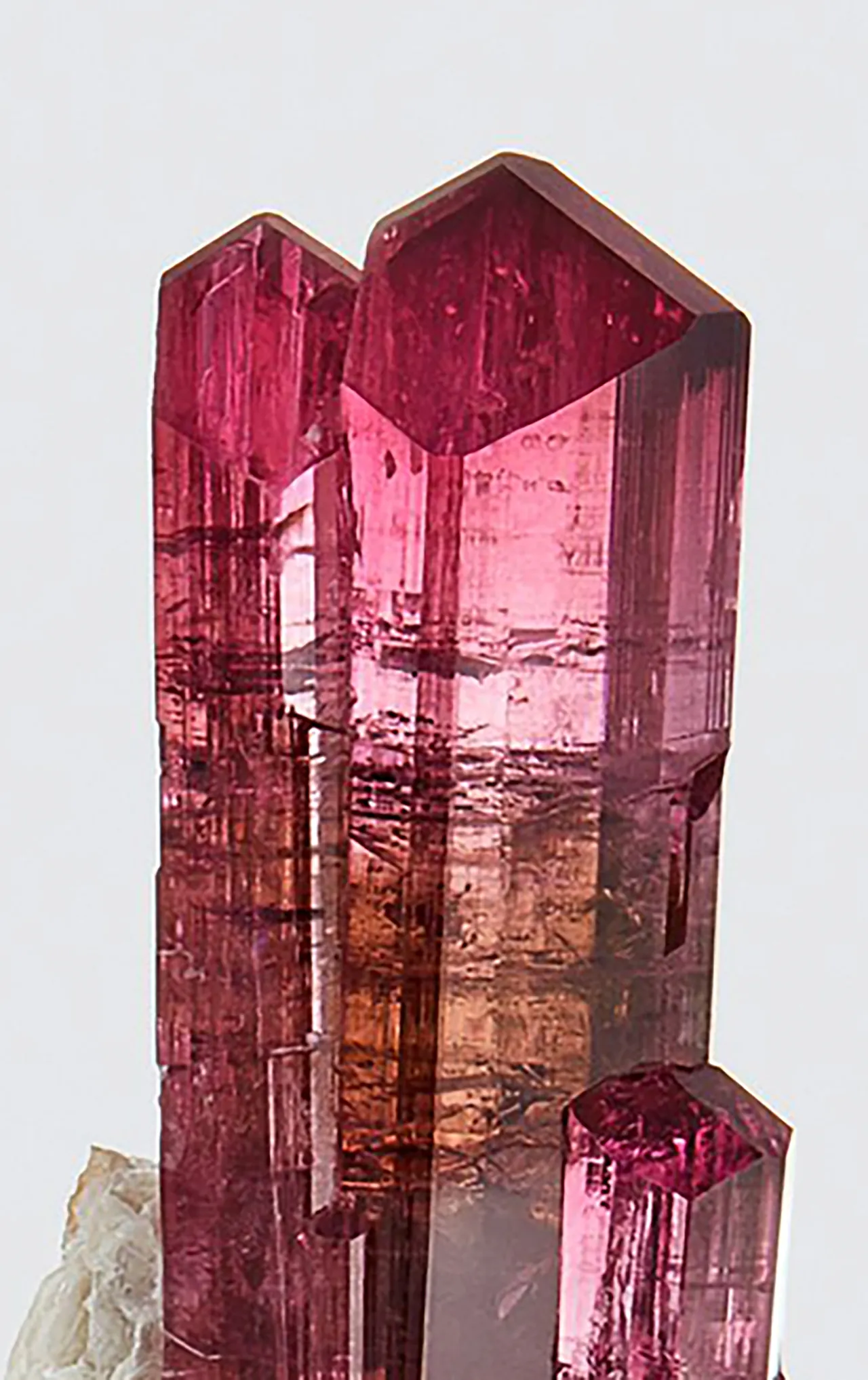 Rubellite Tourmaline on Feldspar, Malkhan Pegmatite Field, Russia - image 3